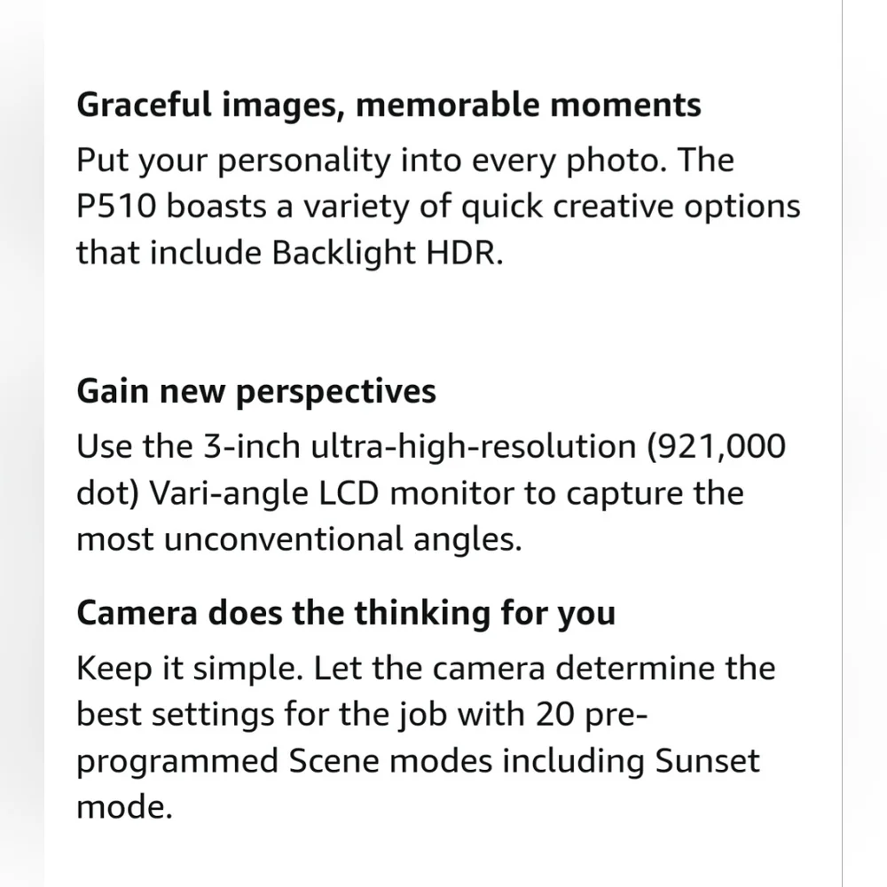 Nikon coolpix p510